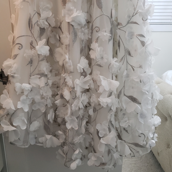 Marchesa notte 3d floral cocktail dress - Picture 5 of 5